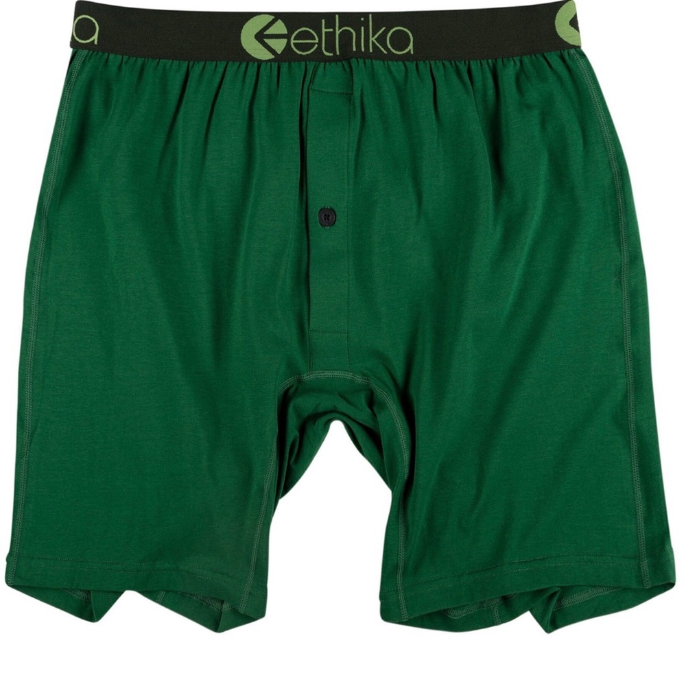 NWT Ethika Men’s Green Performance Boxer Briefs (SIZES: XL & 3XL)